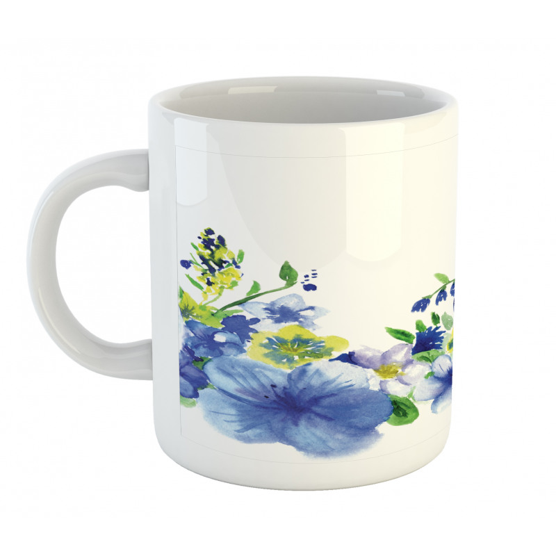 Watercolor Flower Mug