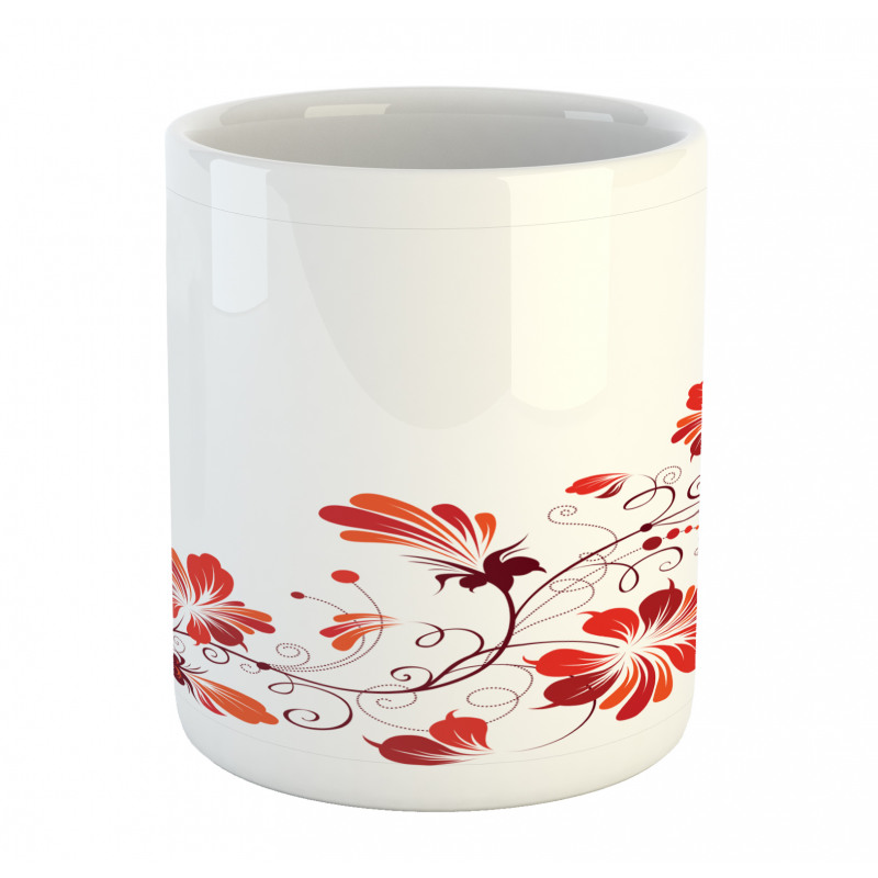 Floral Petal Ornaments Mug