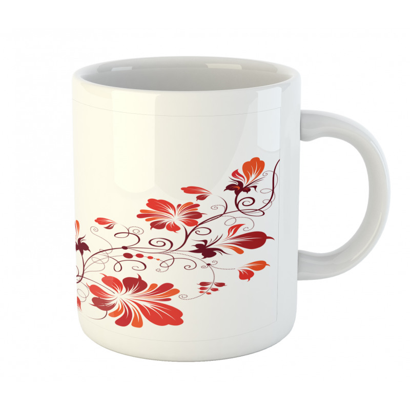 Floral Petal Ornaments Mug