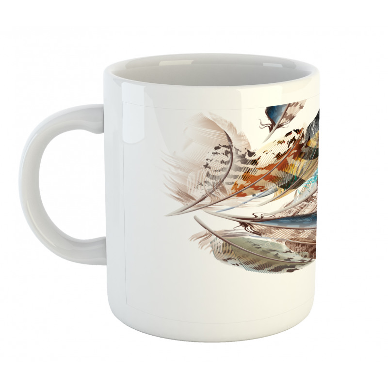 Contour Feather Fashion Mug