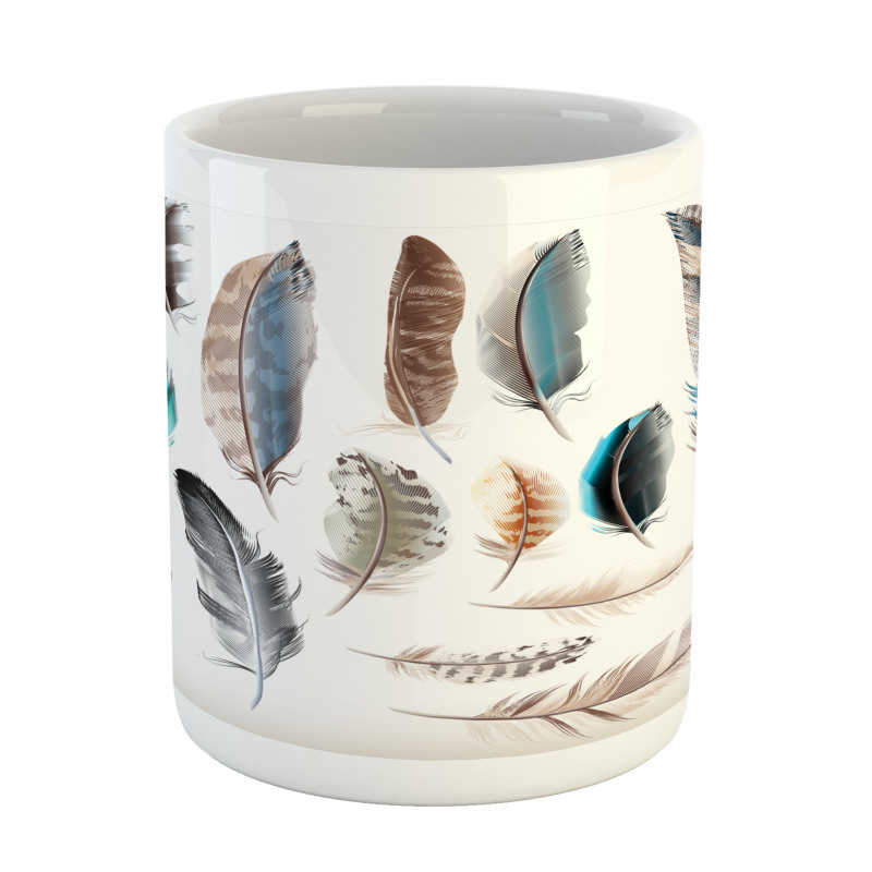 Bird Body Feathers Set Mug