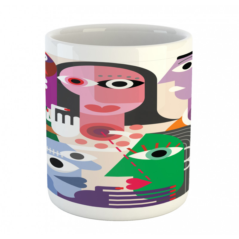 Modern Abstract Colorful Design Mug