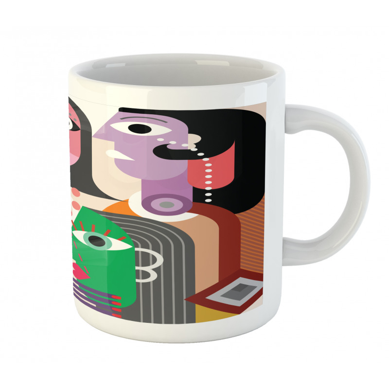 Modern Abstract Colorful Design Mug