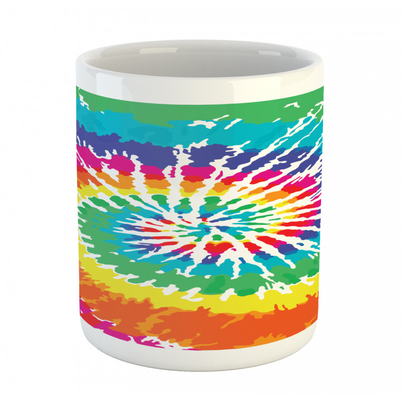 Rainbow Tie Dye Effect Mug