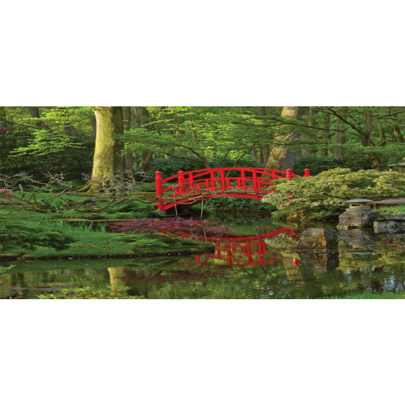 Chinese Bridge in a Forest Mug