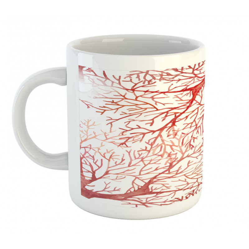 Watercolor Branchs Fall Mug