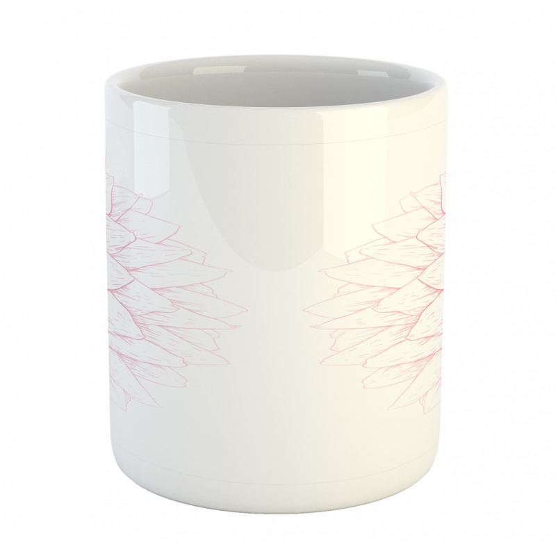 Pink Blossom Flower Mug