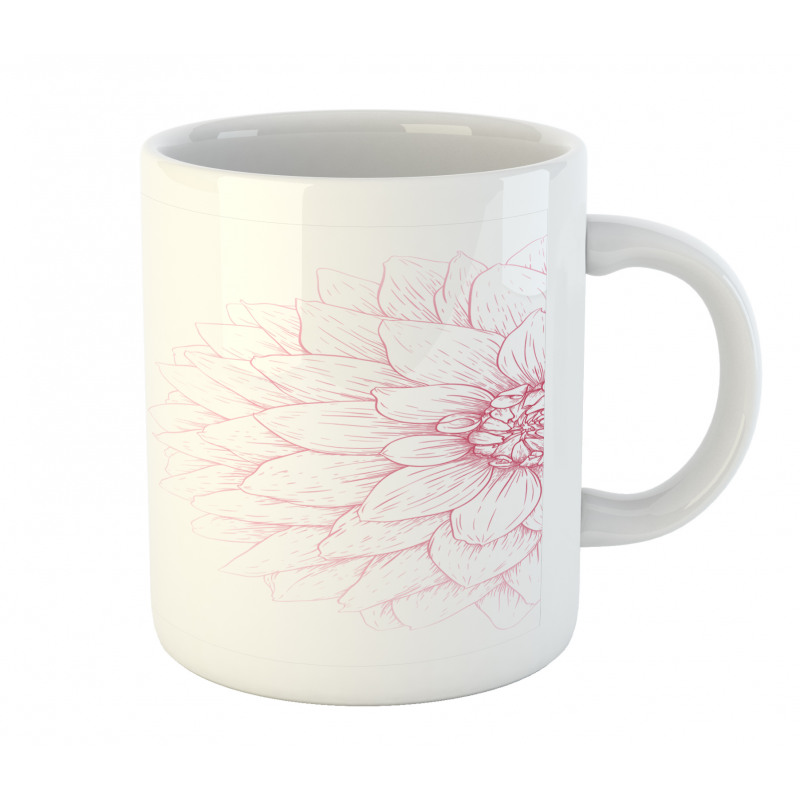 Pink Blossom Flower Mug