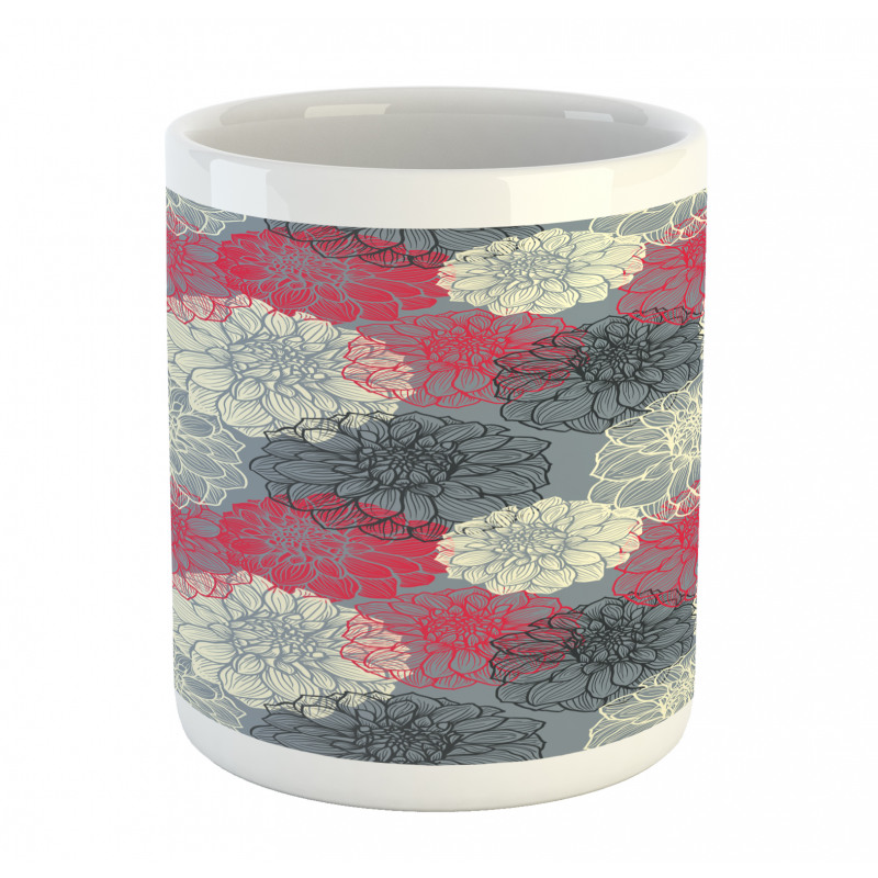 Hand Drawn Floral Art Mug