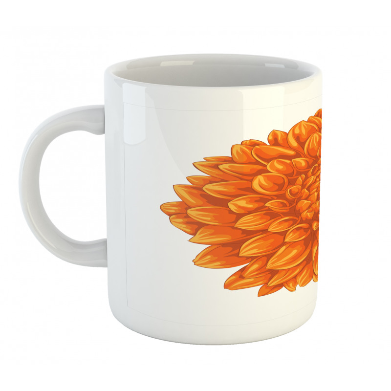 Dahlia Flower Floral Mug