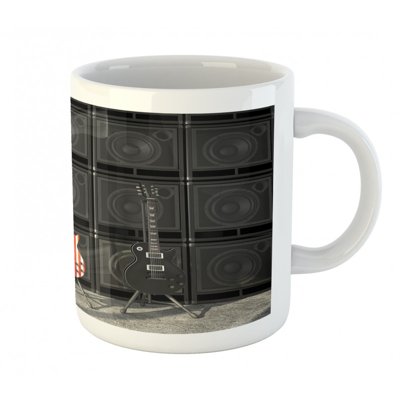 Digital Rock Guitar Mug