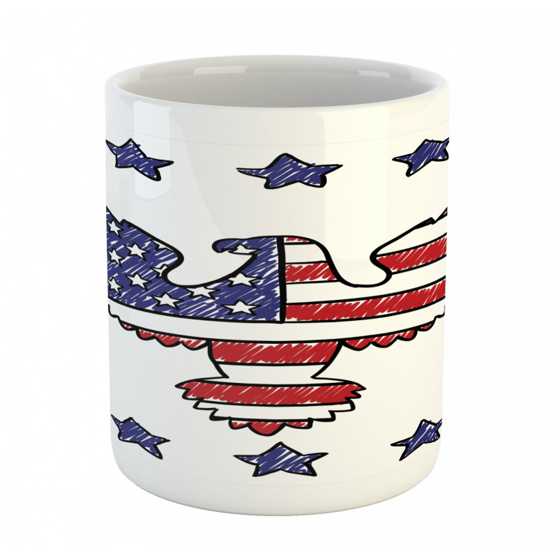 Patriotic Eagle Mug