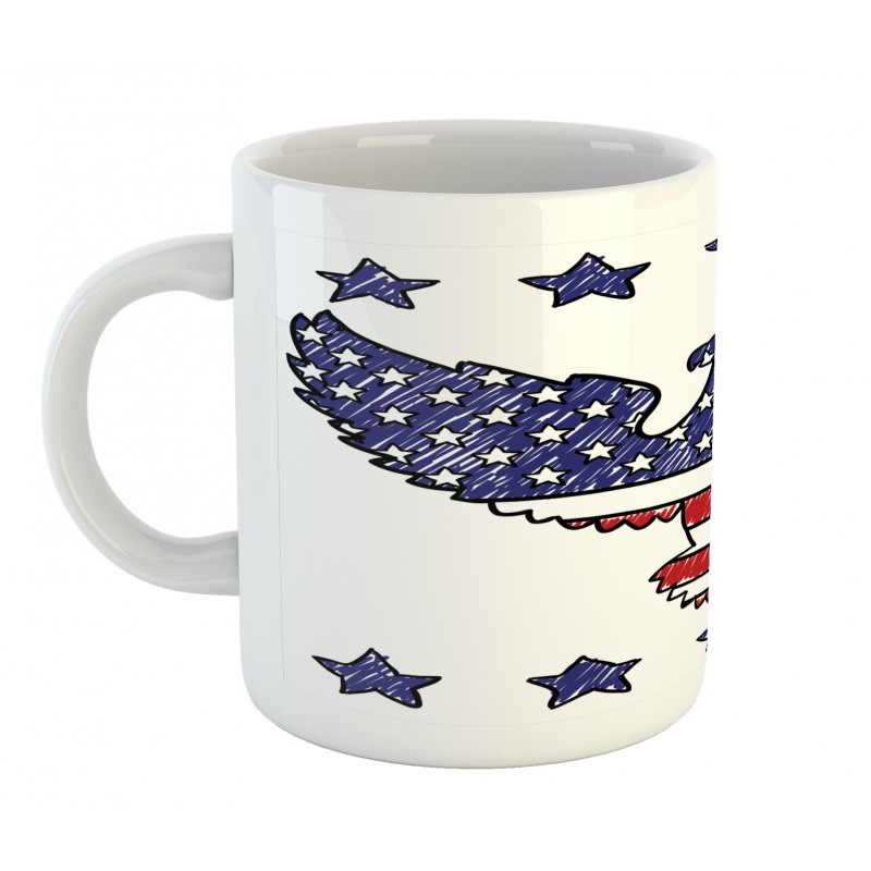 Patriotic Eagle Mug