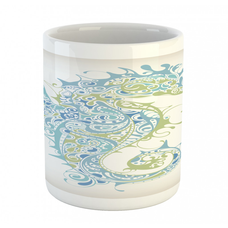 Greek Seahorse Mythological Mug