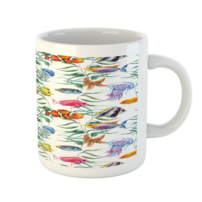 Watercolor Underwater Mug