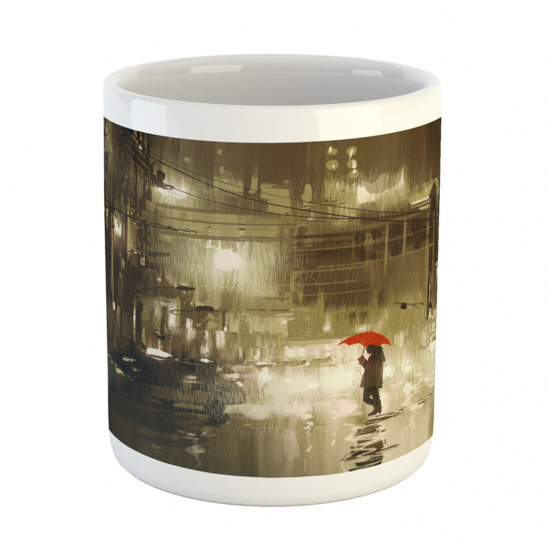 Romantic View Rainy Day Mug