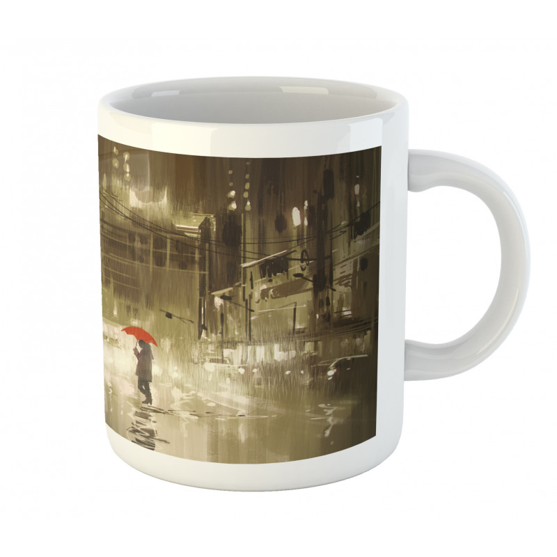 Romantic View Rainy Day Mug