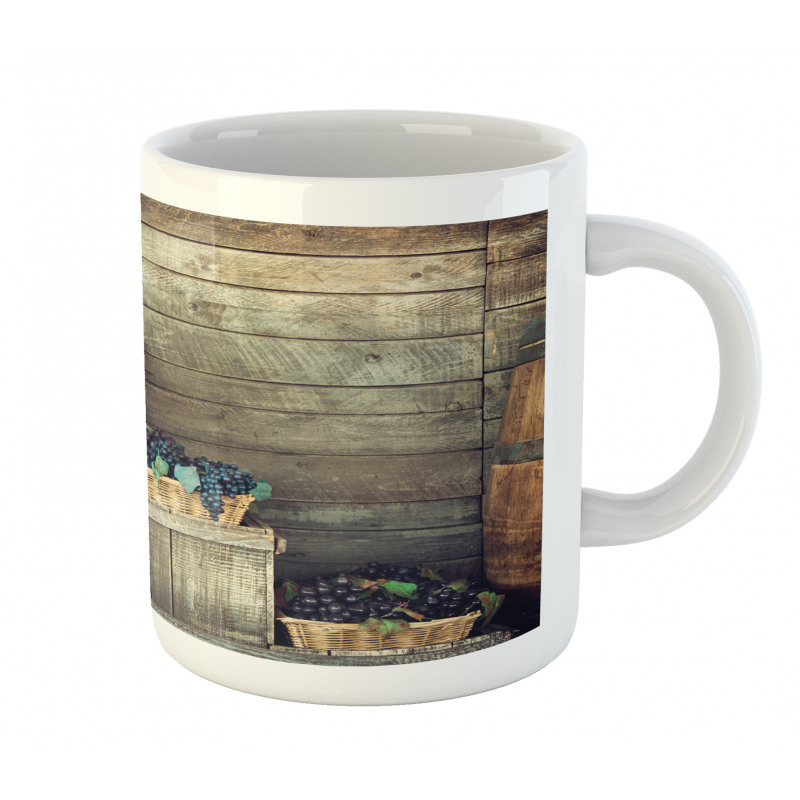 Wooden Ivy Florals Mug