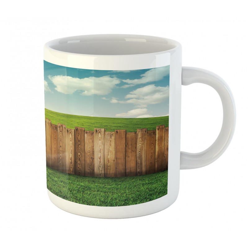 Cloudy Sky Above Garden Mug