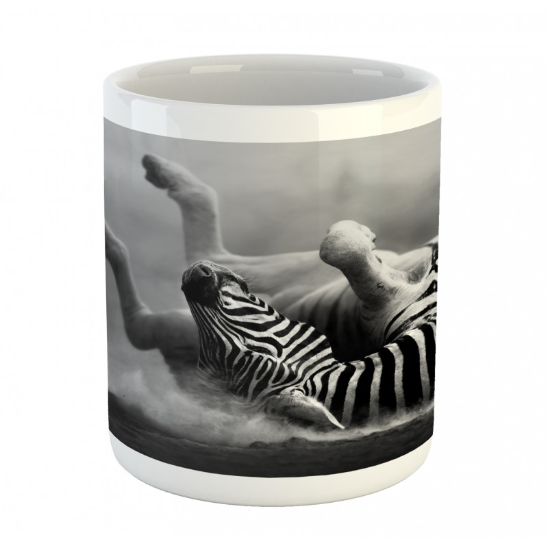 Savage Zebra Striped Mug