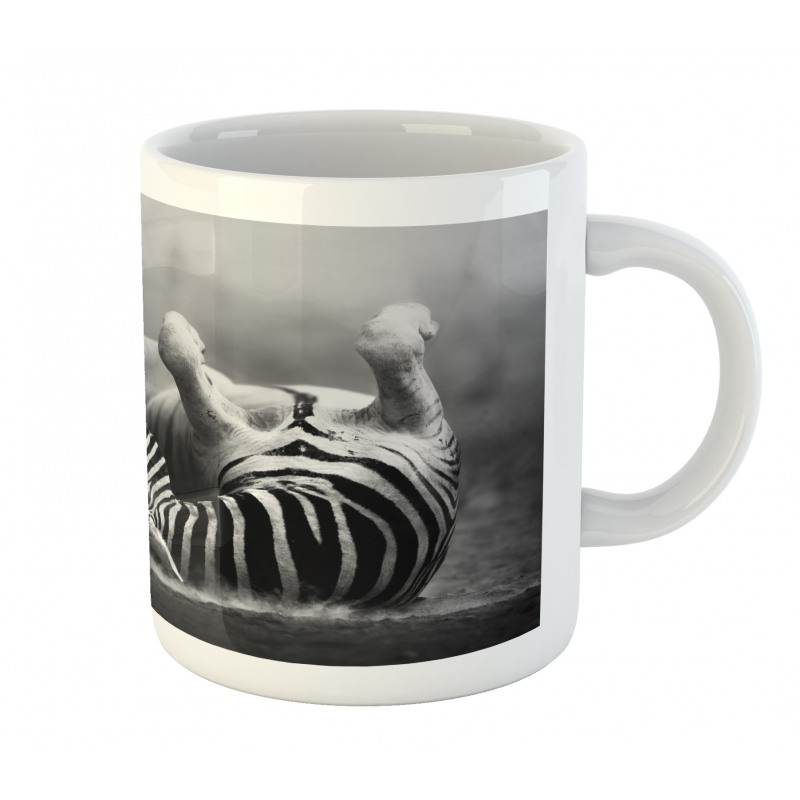 Savage Zebra Striped Mug