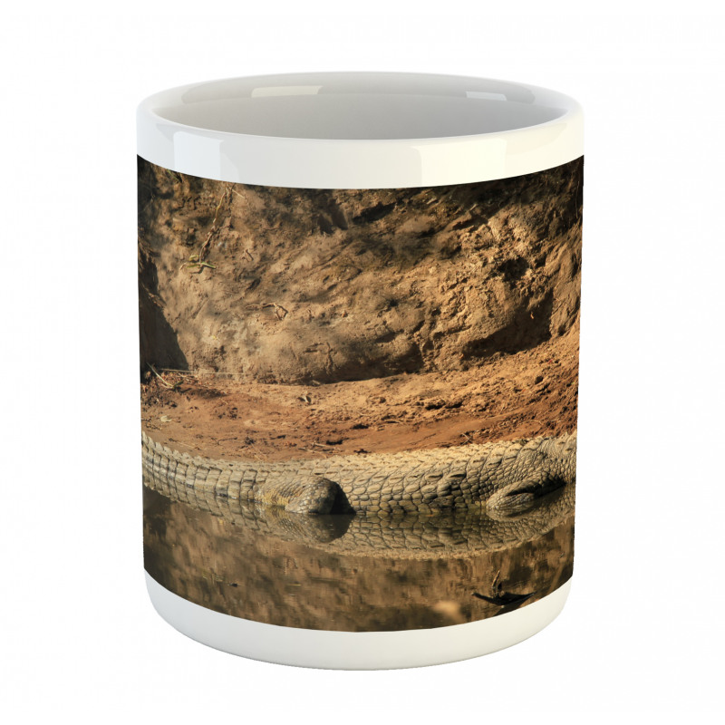 Crocodile Hunt in Wild Mug