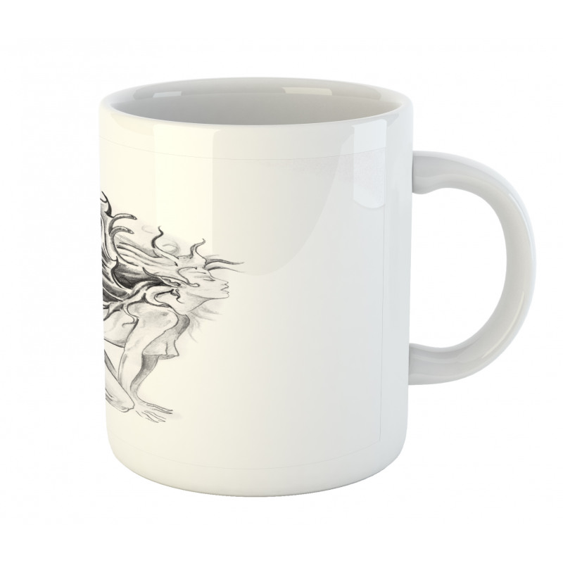 Pencil Drawing Angels Mug