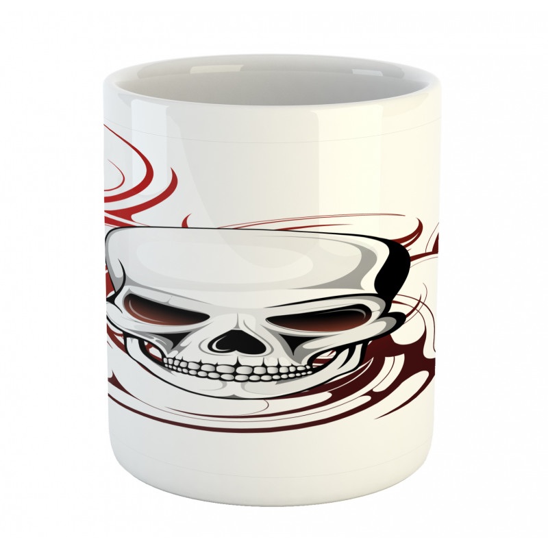 Scary Wild Skull Tribal Mug