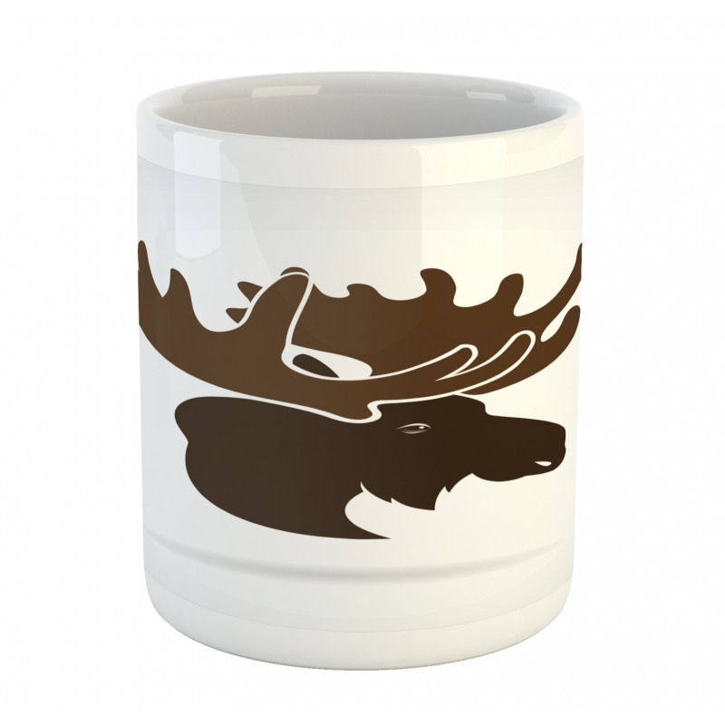 Canadian Deer Head Mug