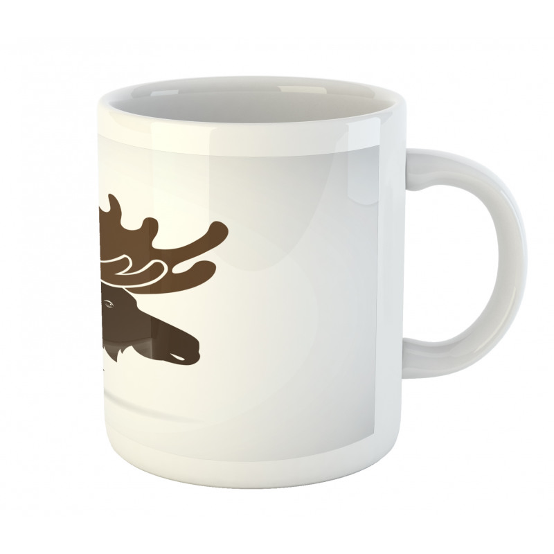 Canadian Deer Head Mug