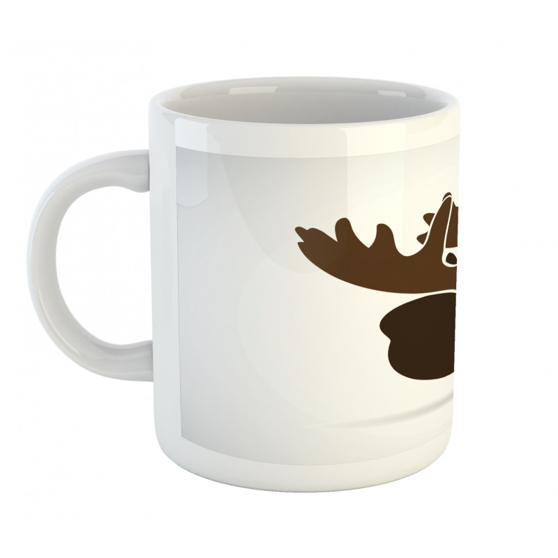 Canadian Deer Head Mug