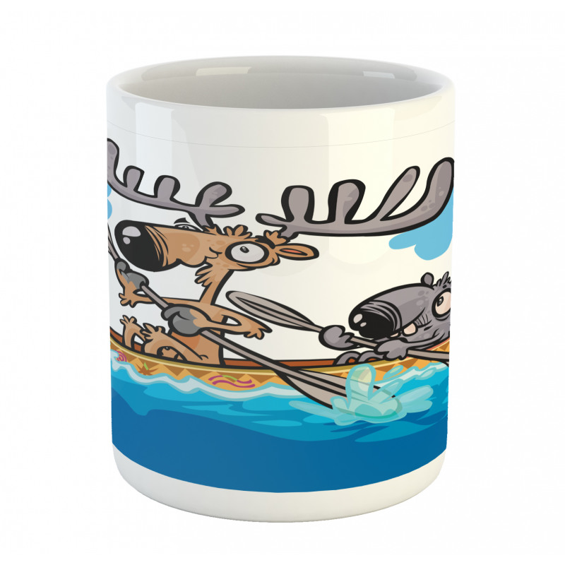 Native Animals Cartoon Mug