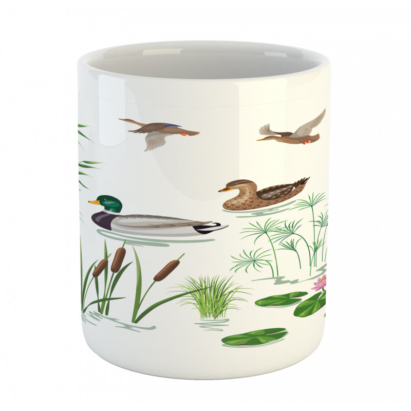 Lake Animals Plants Mug