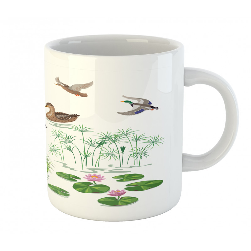 Lake Animals Plants Mug