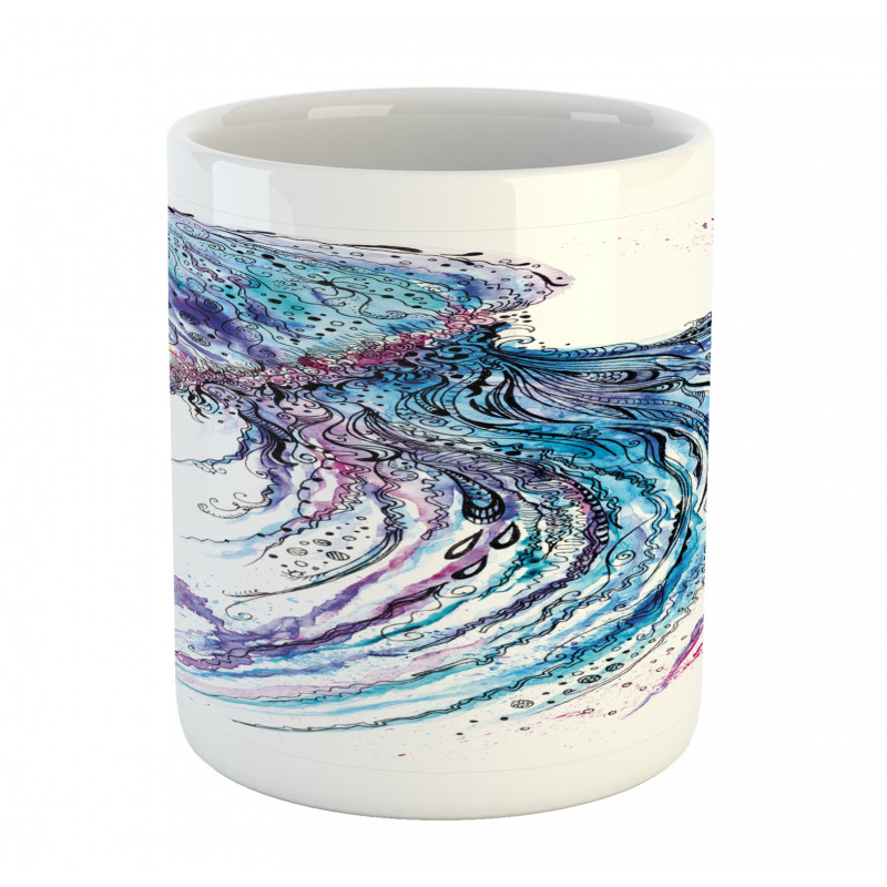 Aqua Colors Creative Mug