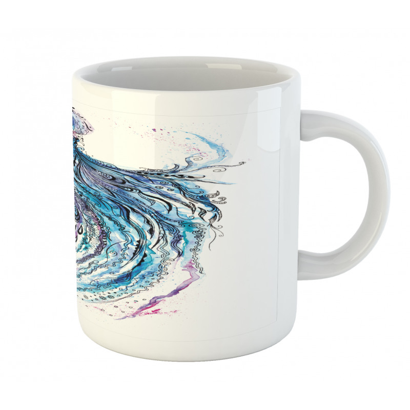 Aqua Colors Creative Mug