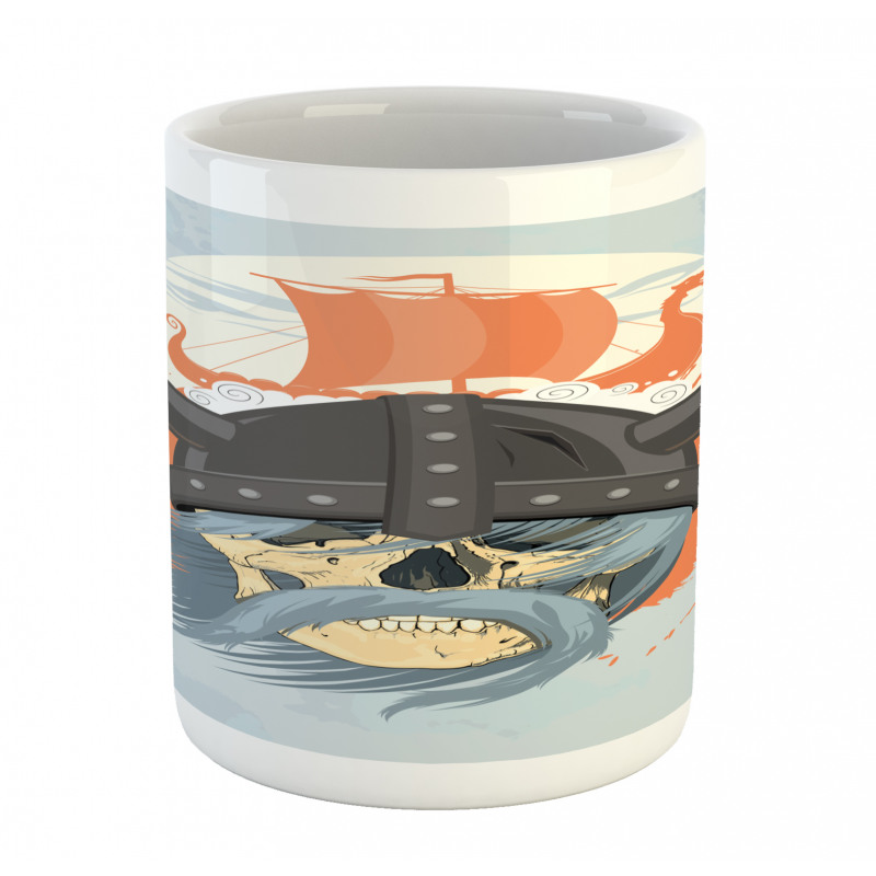 Ghost Warrior Cartoon Mug