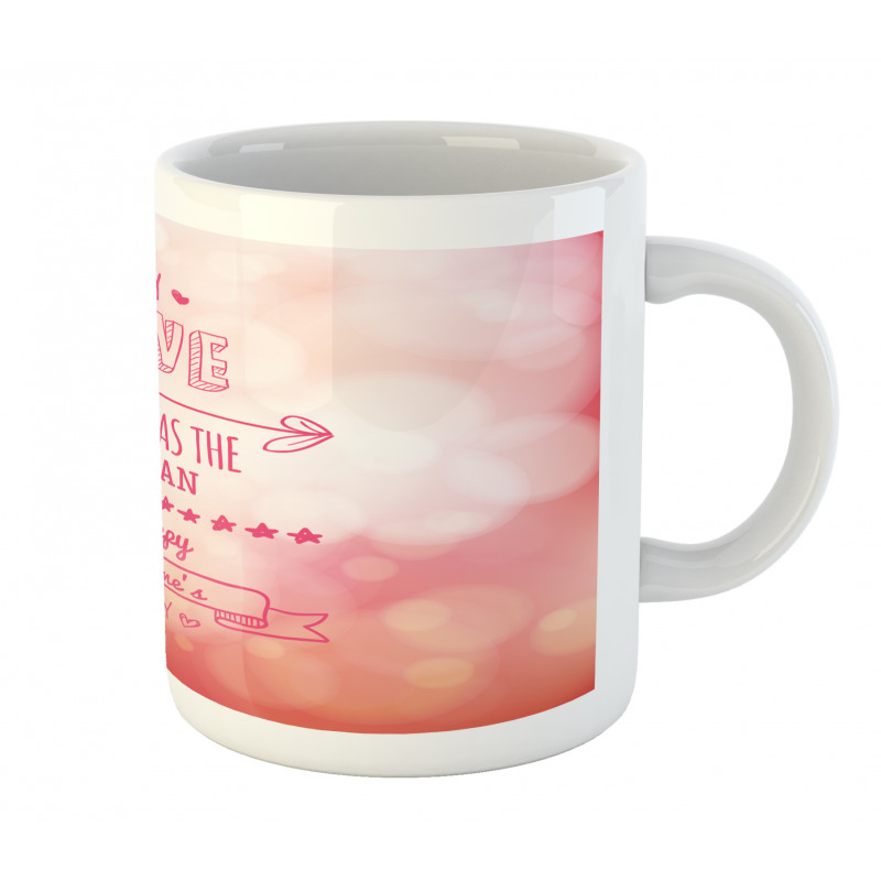 Pink Love Story Mug