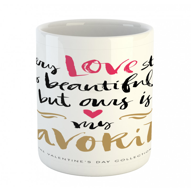 Romantic Words Mug