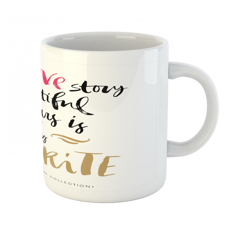 Romantic Words Mug