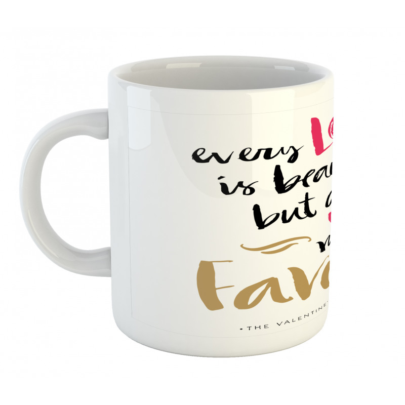 Romantic Words Mug