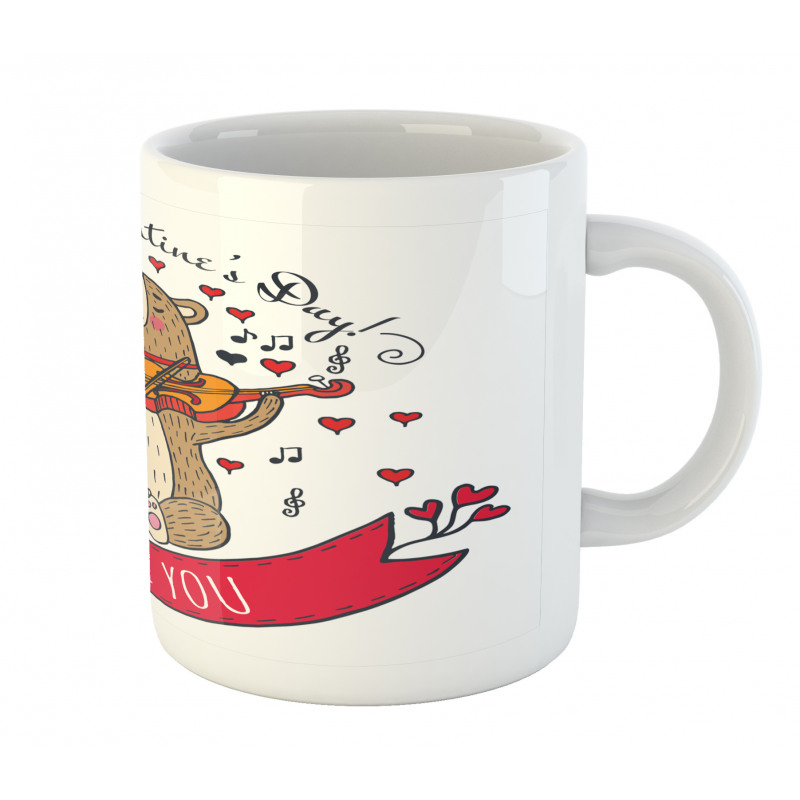 Bear and Violin Mug