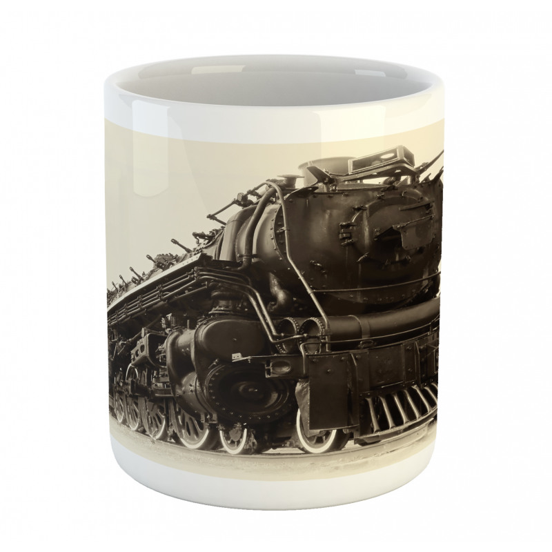 Antique Train Art Mug