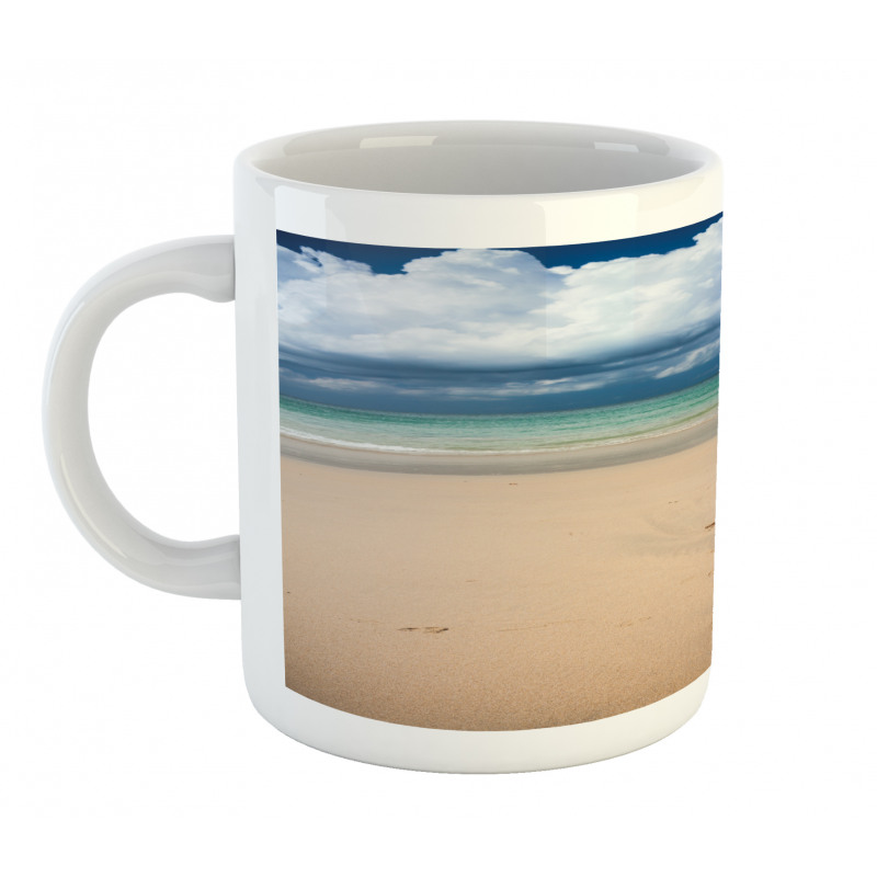 Sandy Beach and Clouds Mug