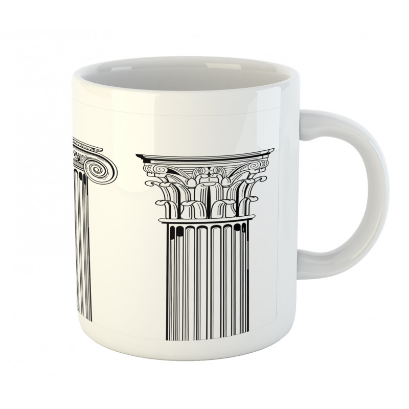 Antique Column Capitals Mug