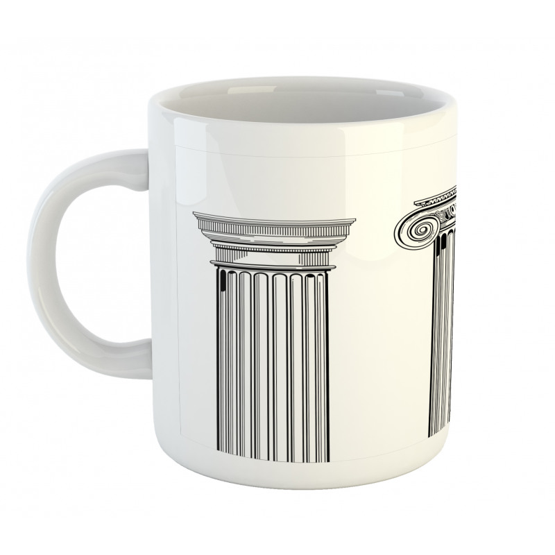Antique Column Capitals Mug