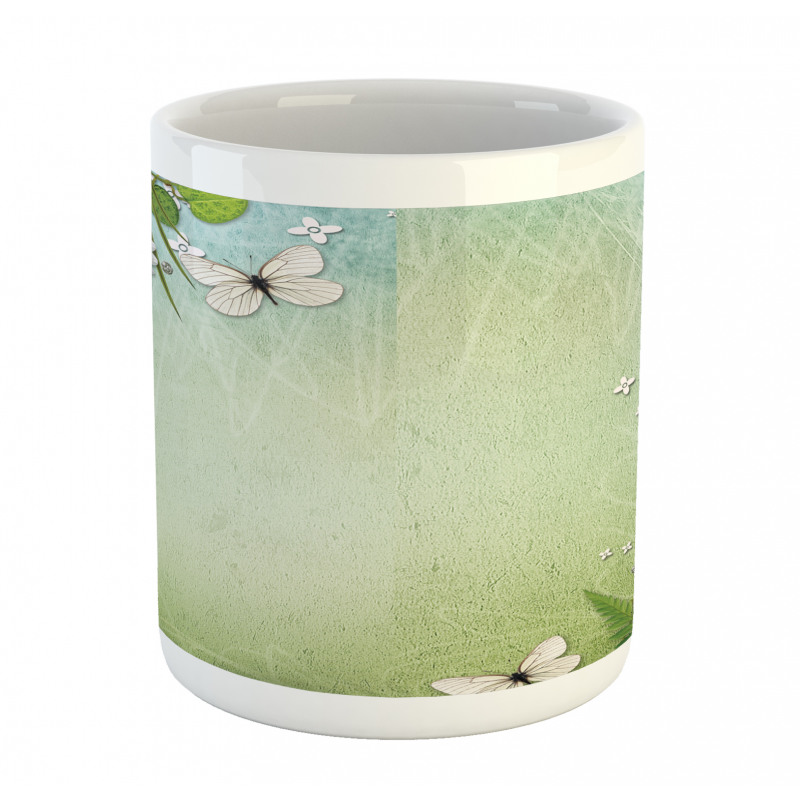 Flowers and Butterflies Mug