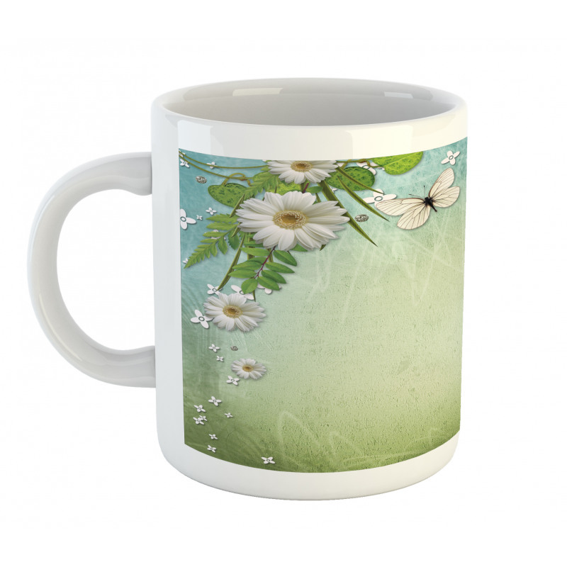 Flowers and Butterflies Mug