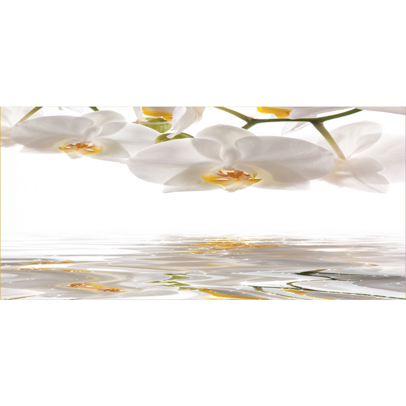 Orchids on Rippling Water Mug