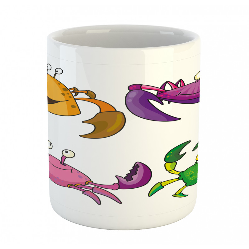 Funny Crabs Pattern Mug